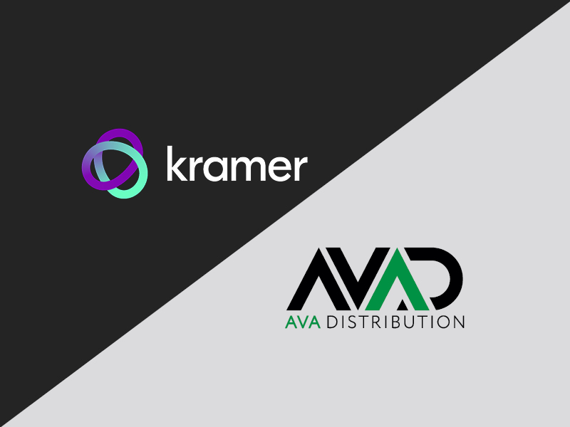 Kramer logo and AVAD logo - one next to another