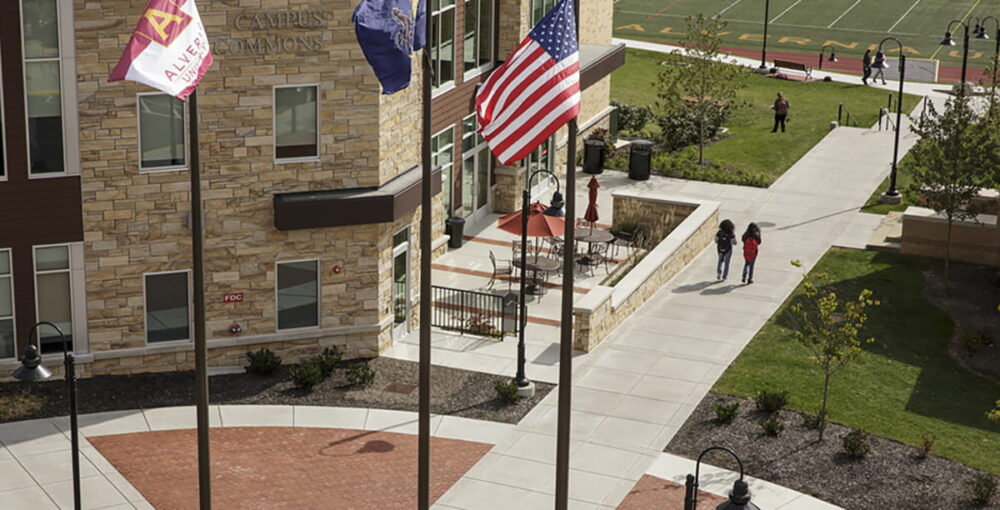 Alvernia University from the outisde - upgrades with Kramer’s digital switching solution