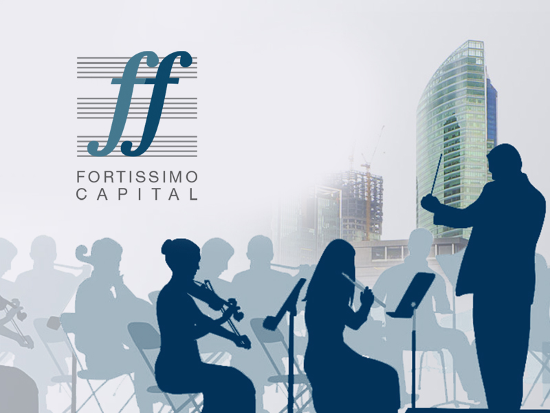 Fortissimo Capital Fund logo, a shadow of a conductor conducting over an orchestra. Fortissimo Capital Fund acquires a controlling stake in Kramer