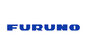 Furuno logo, blue on white background