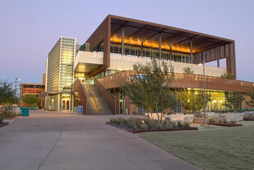 GateWay Community College, shot from the outside, in which Kramer Education solutions are installed