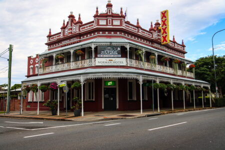 Norman Hotel AU from the outside, a hotel where Kramer's AV devices are installed