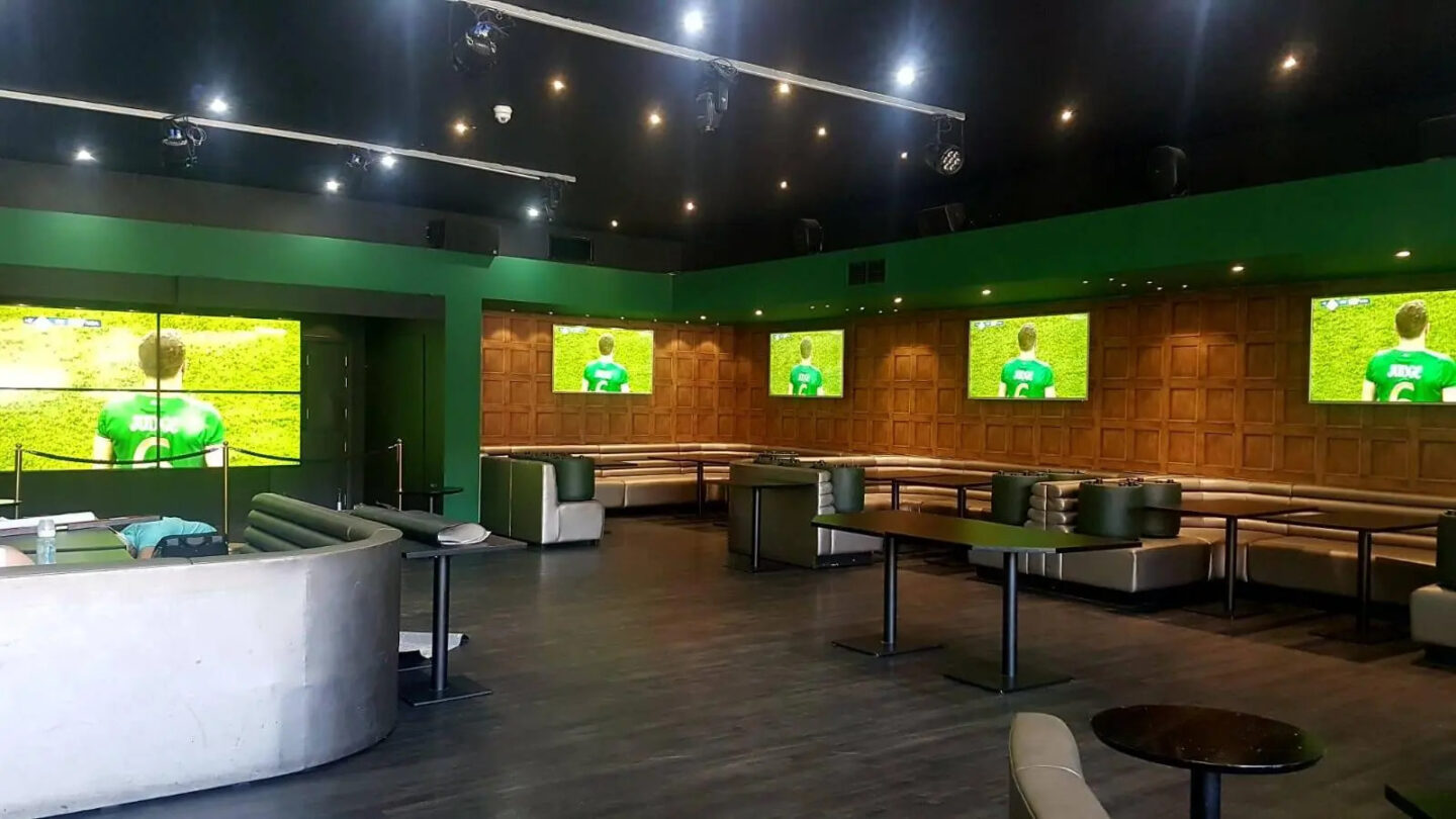 Sports Café in Glasgow Chooses Kramer VS-162V 16×16 Matrix Switchers for Their Flexibility, Easy Set Up and Maintenance