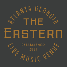 The Eastern logo - gold over grey background, a music hall where Kramer solutions are installed