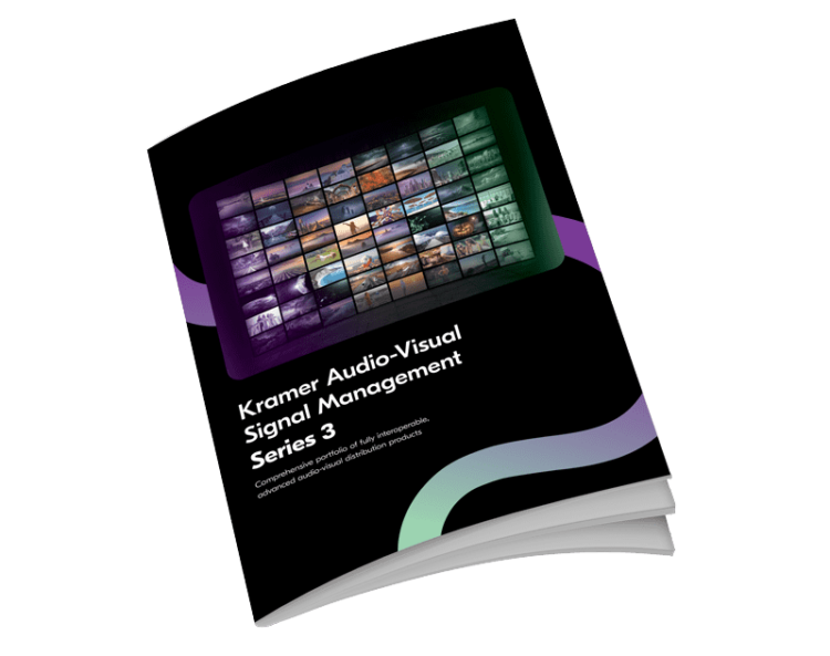 Kramer's Signal Management Series 3 brochure cover