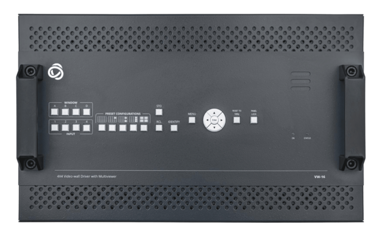 Kramer VW-16 black device, supporting videowall solutions