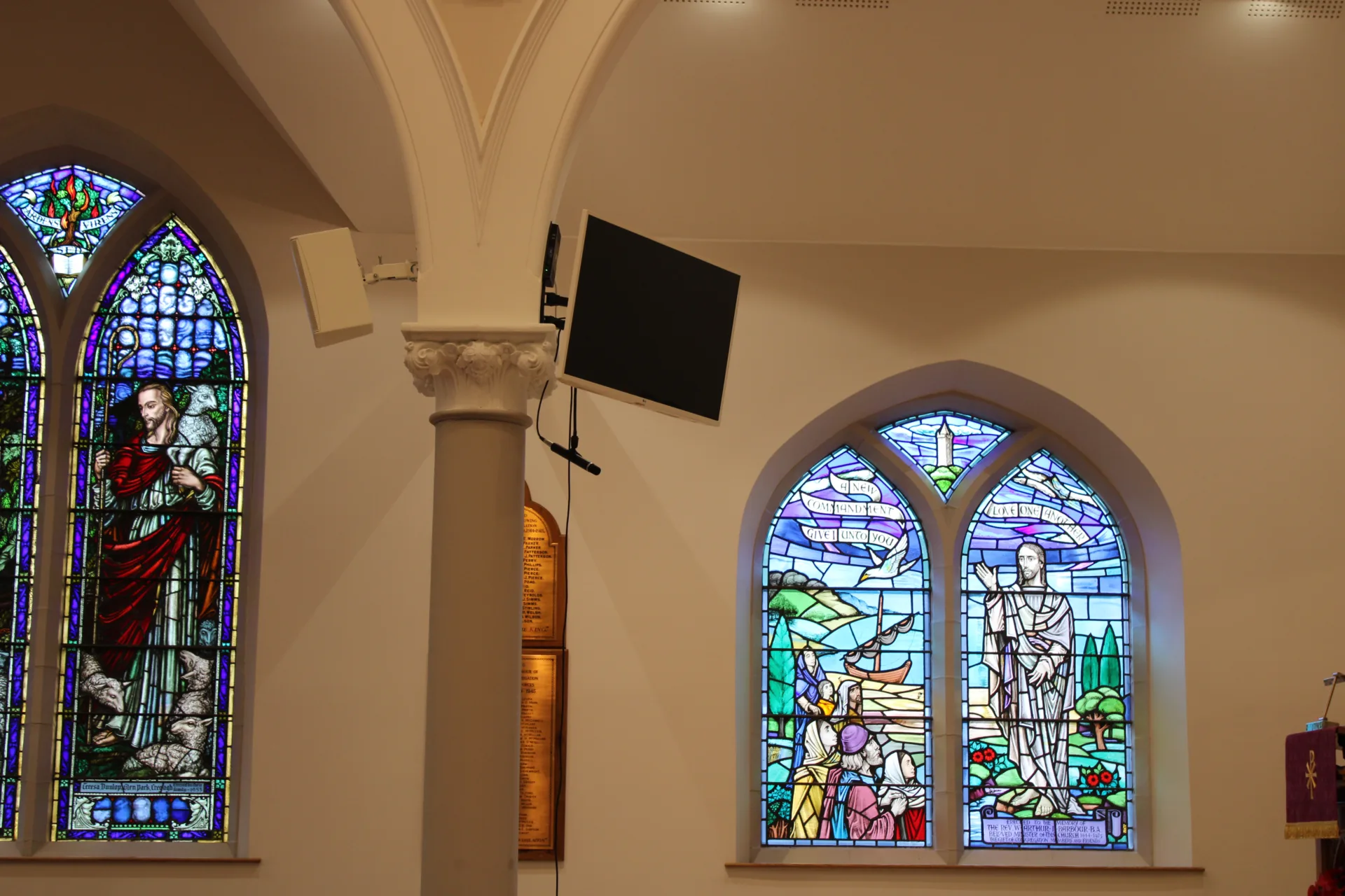 Cregagh Presbyterian Church from the inside, where Kramer's AV solutions are installed