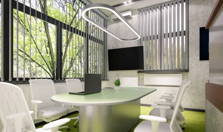 A medium office space, equipped with MTR solutions