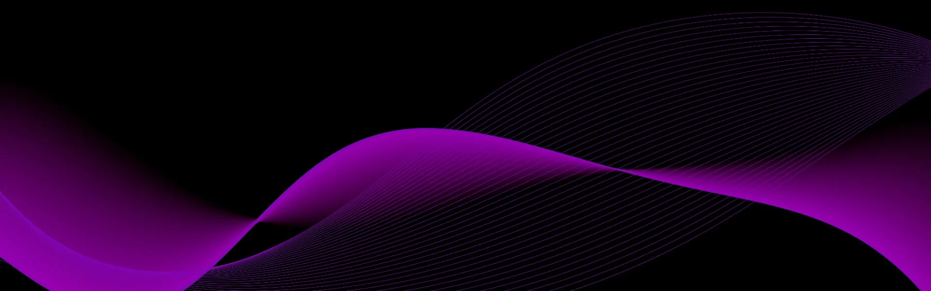A purple wave on a black background, Kramer's Panta Rhei