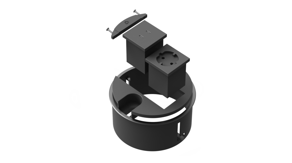 Kramer's Base Round TBUS, in an explode image