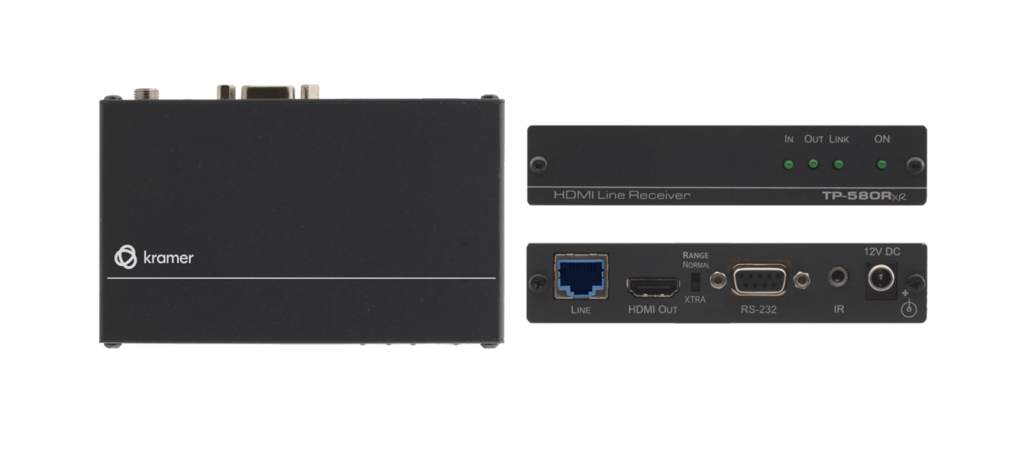 kramer tp-580rxr, black device