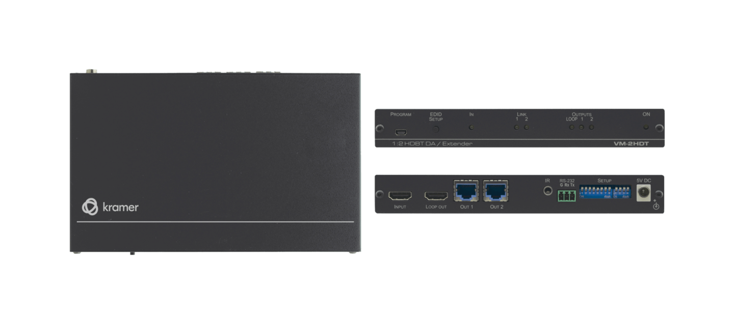 Kramer VM-2HDT, black device