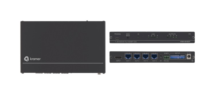 Kramer VM-4HDT, black device