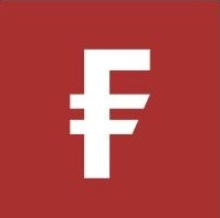 Fidelity International logo, white of red background