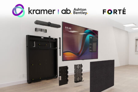 Ashton Bentley by Kramer Display Mounts Now Certified for FORTÉ’S VELOCITY Pre-Engineered Meeting Room Solutions