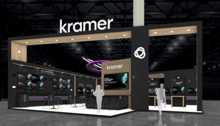 Kramer booth at ISE 2026